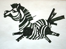 Знаковое изображение, зебра